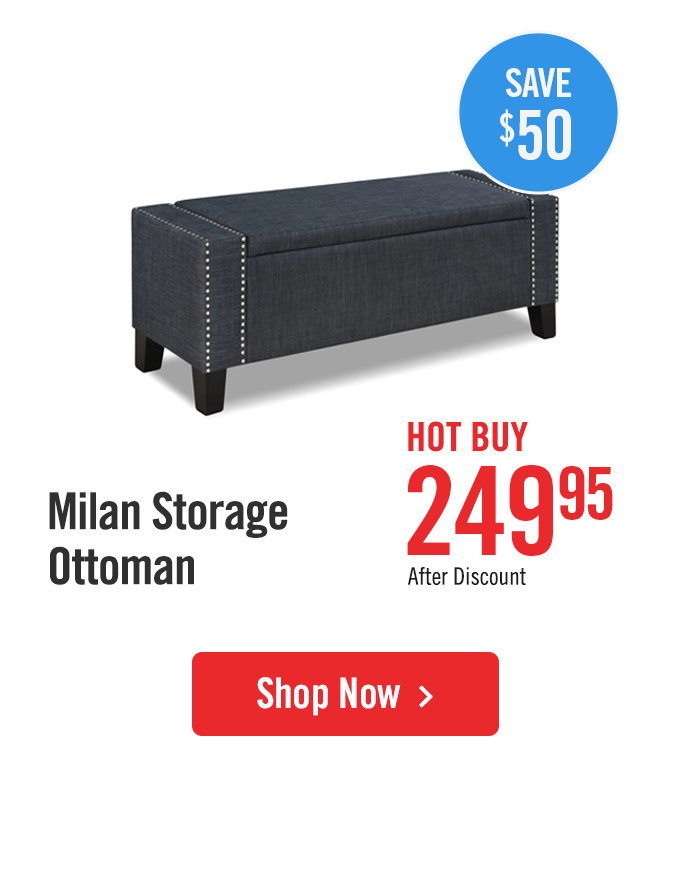 Milan Storage Ottoman.