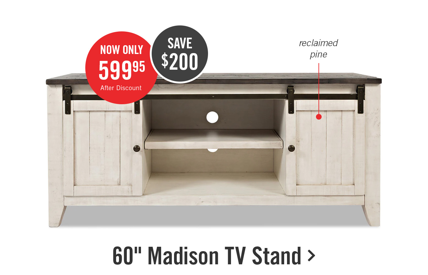 60 inch Madison TV stand.