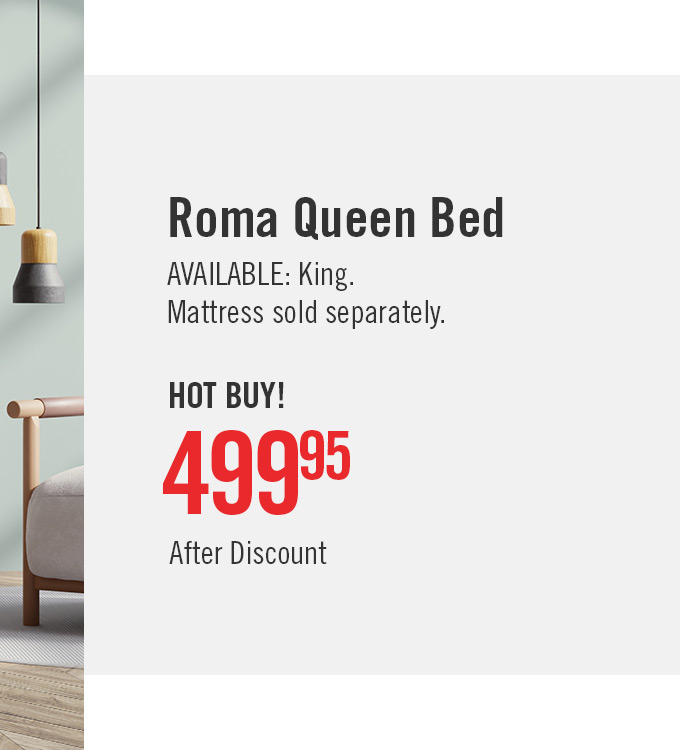 Roma Queen Bed.