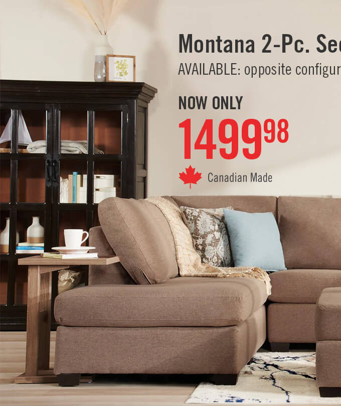 Montana 2-Piece Sectional.