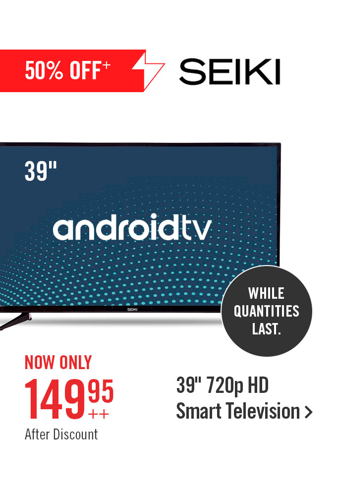 Seiki 39 inch 720p HD Smart Television