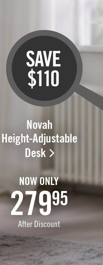 Novah Height-Adjustable Desk.