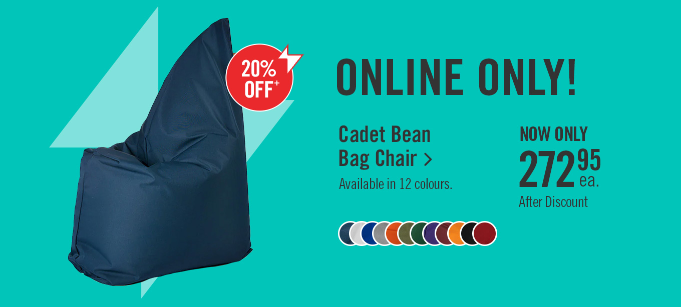 20% off Cadet bean bag chairs.