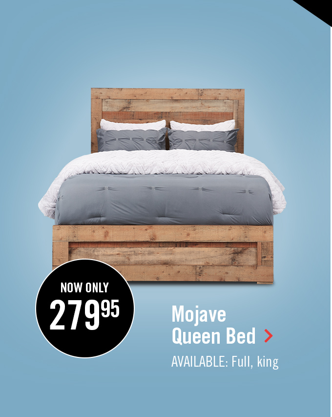 Mojave queen bed.