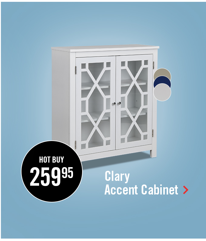 clary accent cabinet.
