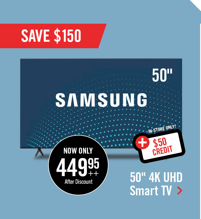 Samsung 50 TU690T 4K Crystal UHD Smart TV