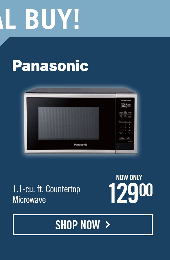 Panasonic 1.1 Cu. Ft. Countertop Microwave