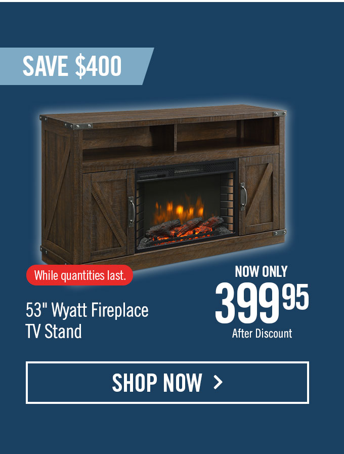 Wyatt 53 Electric Fireplace TV Stand