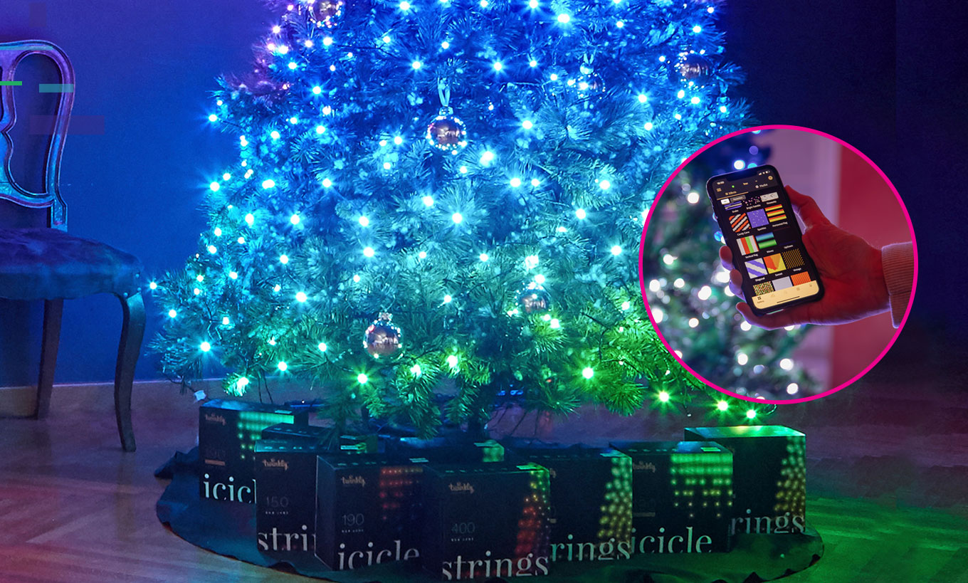 Twinkly 7.5' App-Controlled Pre-Lit Christmas Tree with LED Lights
