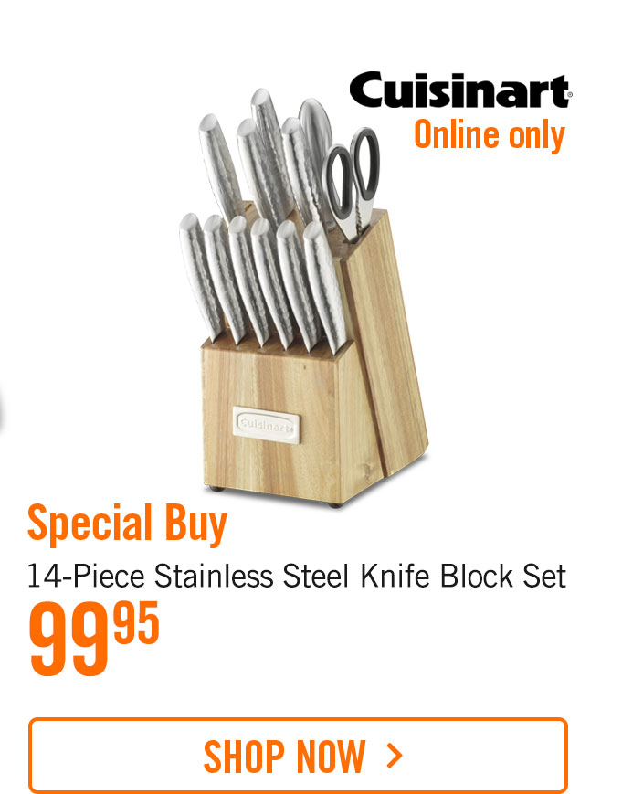 Cuisinart 14-Piece Stainless Steel Knife Block Set