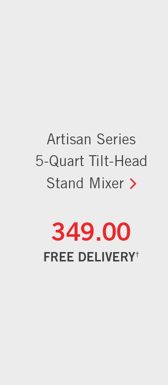Artisan Series 5-Quart Tilt-Head Stand Mixer.