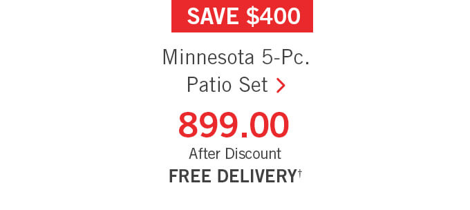 Minnesota 5-Piece Patio Set.