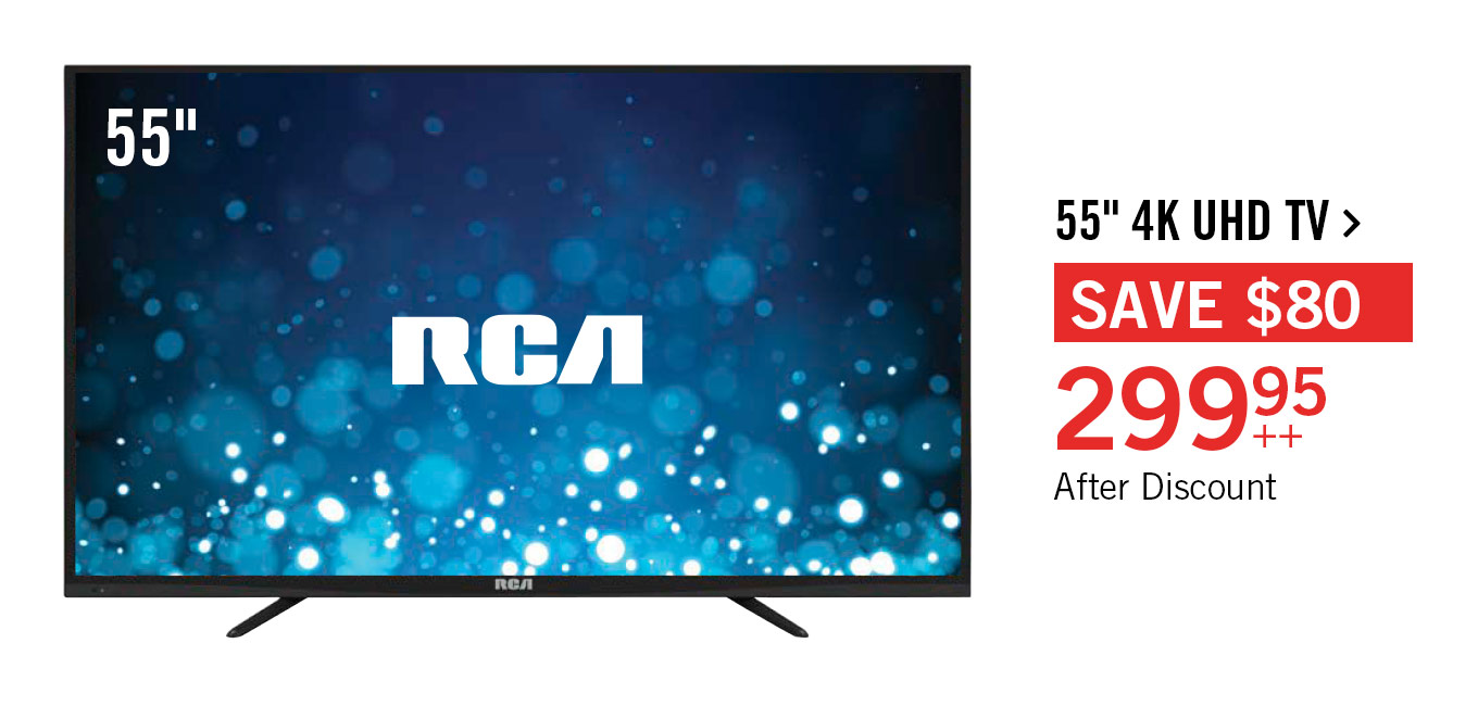 RCA 55in 4K UHD LED Television
