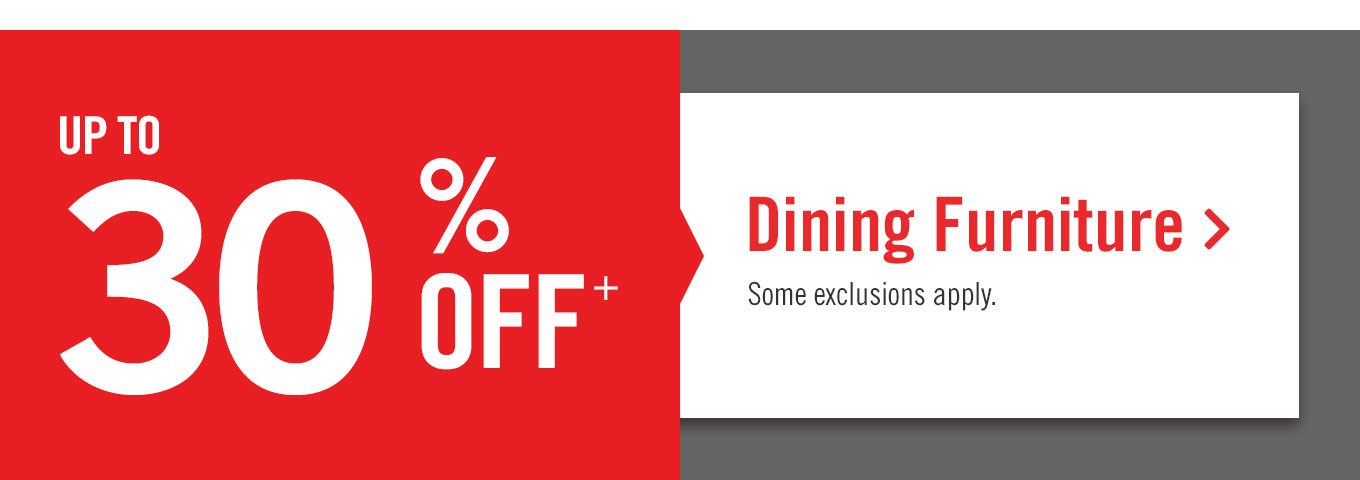 Up to 30% off Dining Furniture