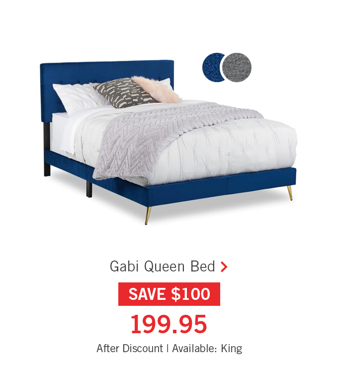 Gabi queen bed.