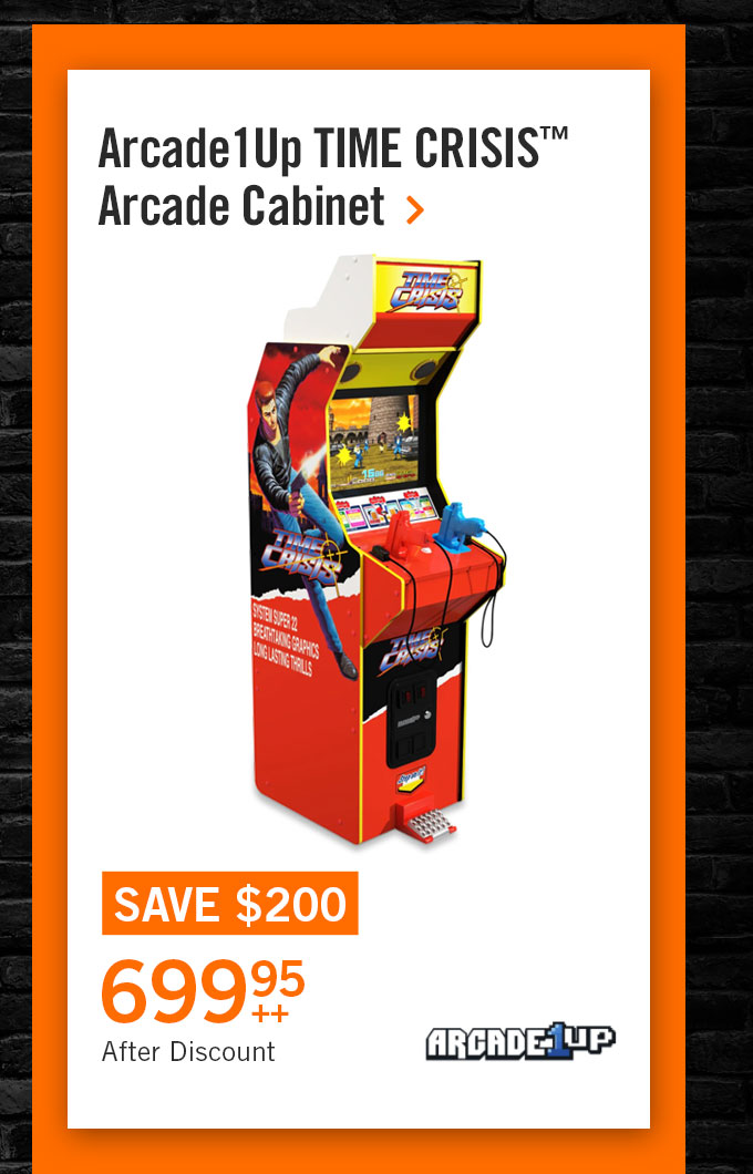 Arcade1Up TIME CRISIS™ Arcade Cabinet