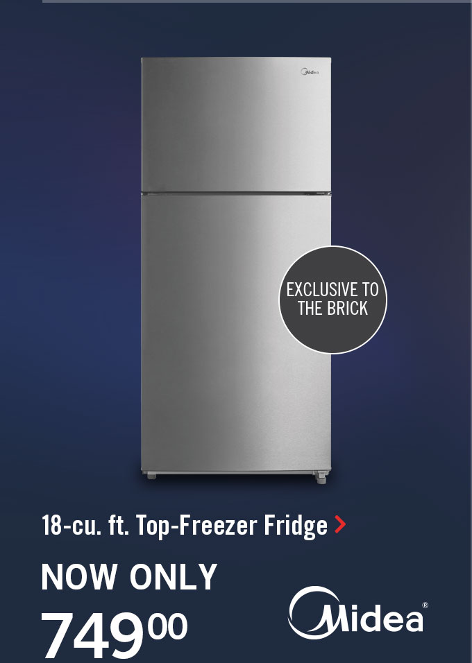 18 Cu. Ft. Top-Freezer Refrigerator.