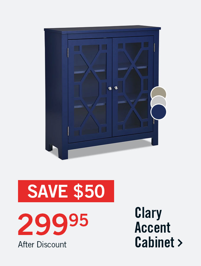 Clary Accent Cabinet - Navy