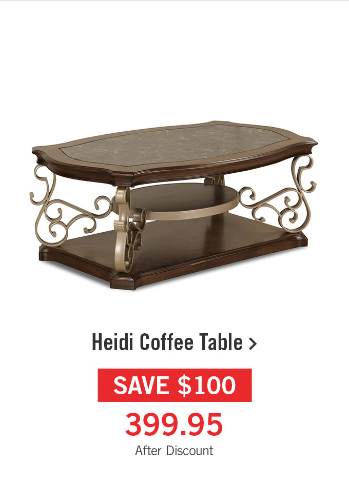 Heidi Coffee Table - Champagne