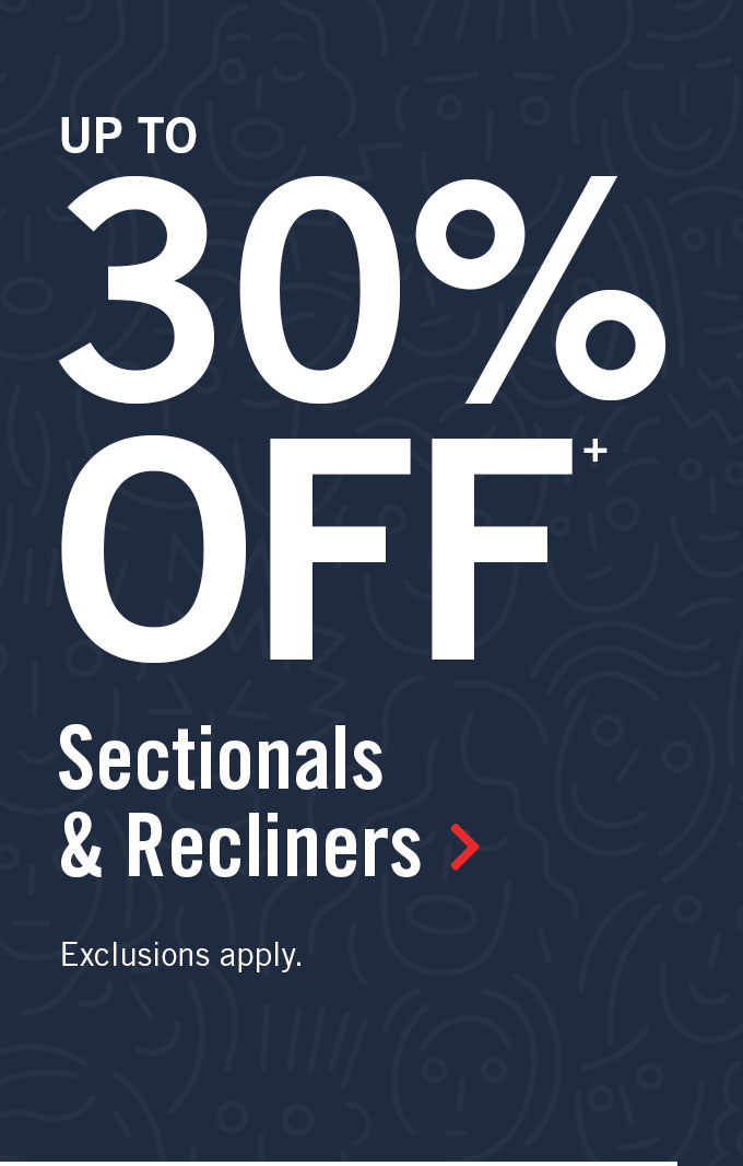 VIP Up to 30% off sectionals