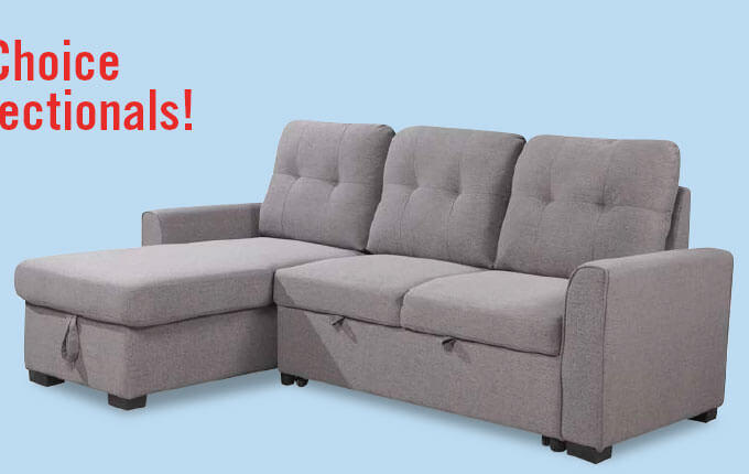 2-Pc. Carter Storage Sleeper Sectional.