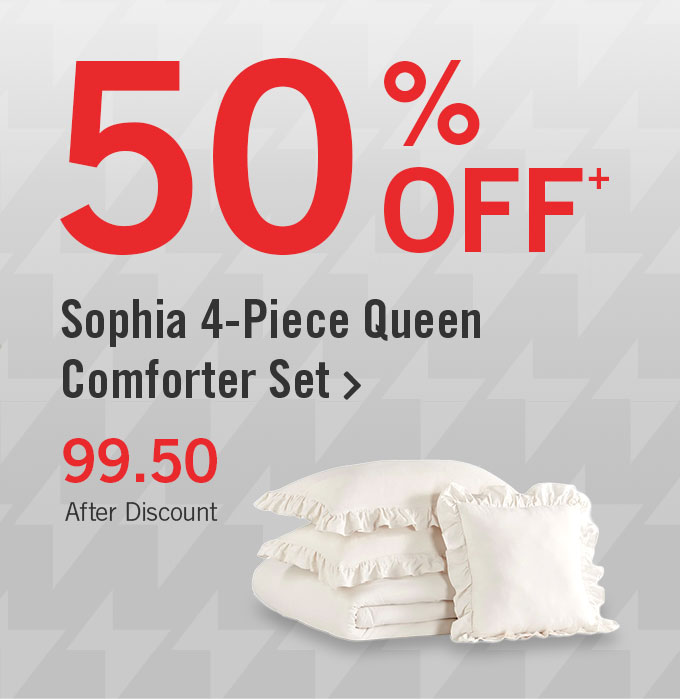 Sophia 4-Piece Queen Comforter Set