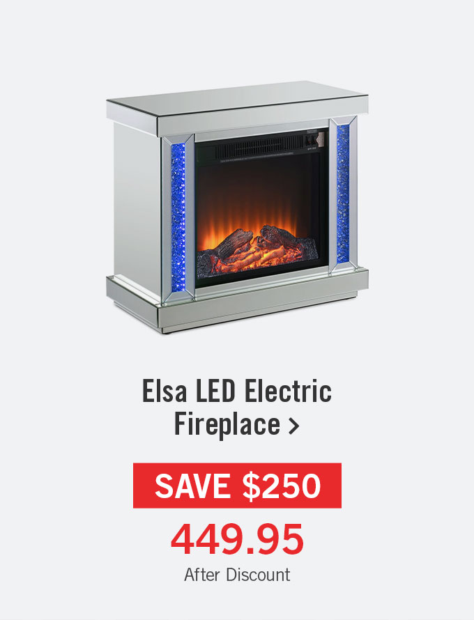 Elsa LED Electric Fireplace
