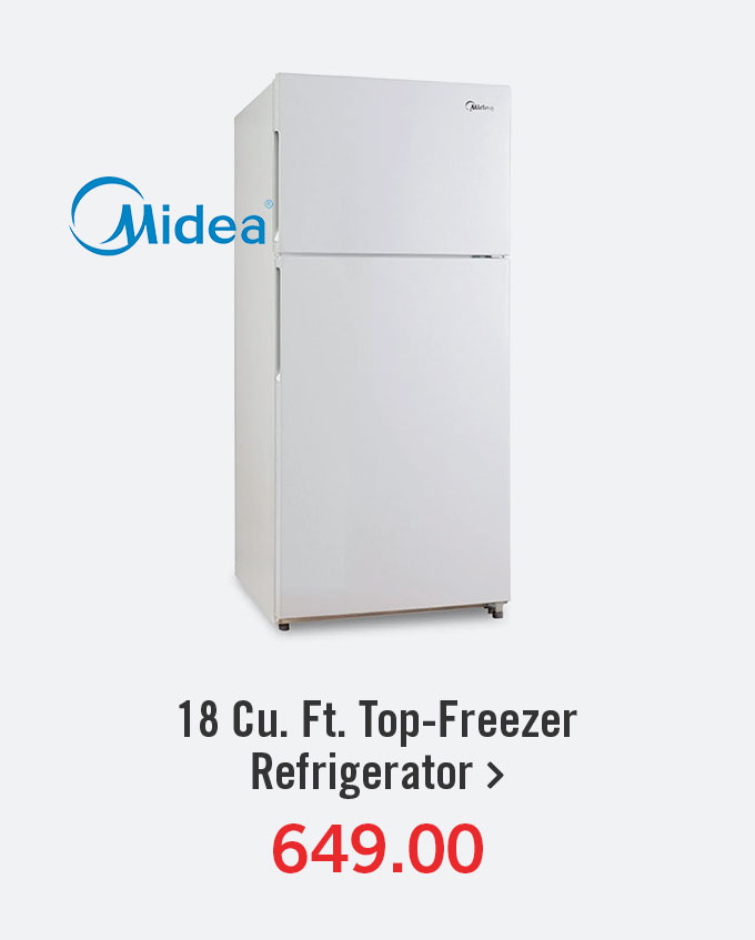 Midea 18 Cu. Ft. Top-Freezer Refrigerator