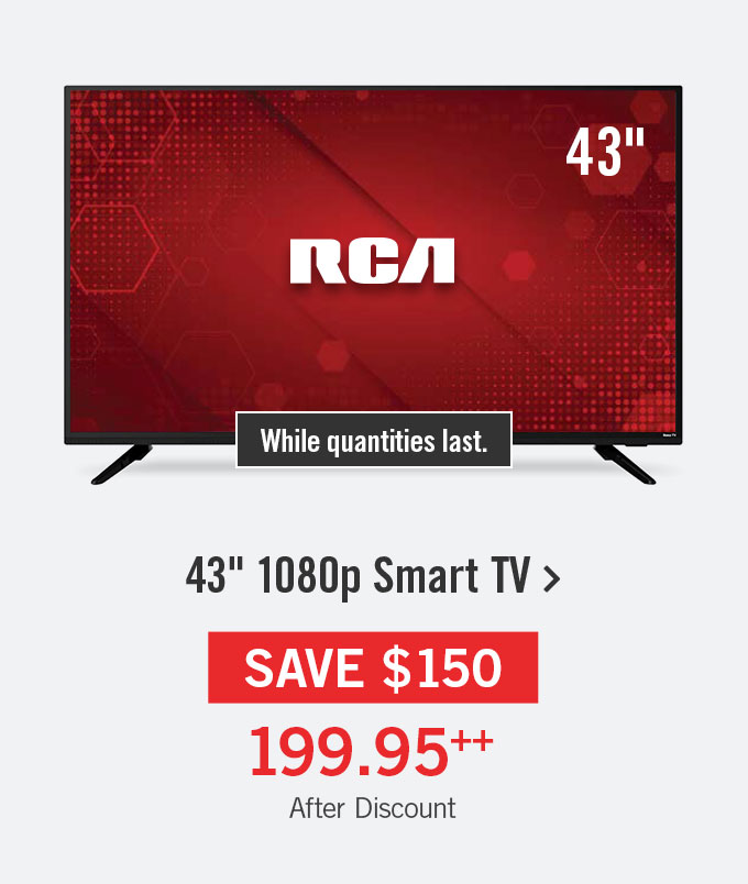 RCA 43in 1080p HD LED Google Smart TV