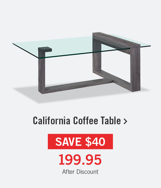 California Coffee Table