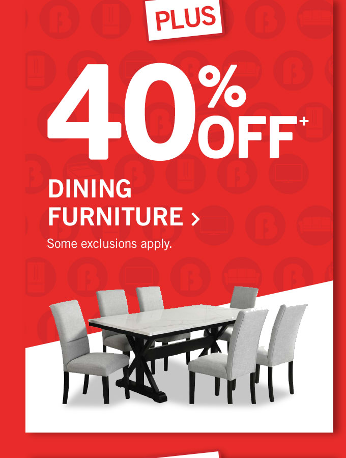 40% off dining furniture