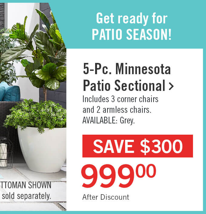 Minnesota 5-Piece Patio Set.