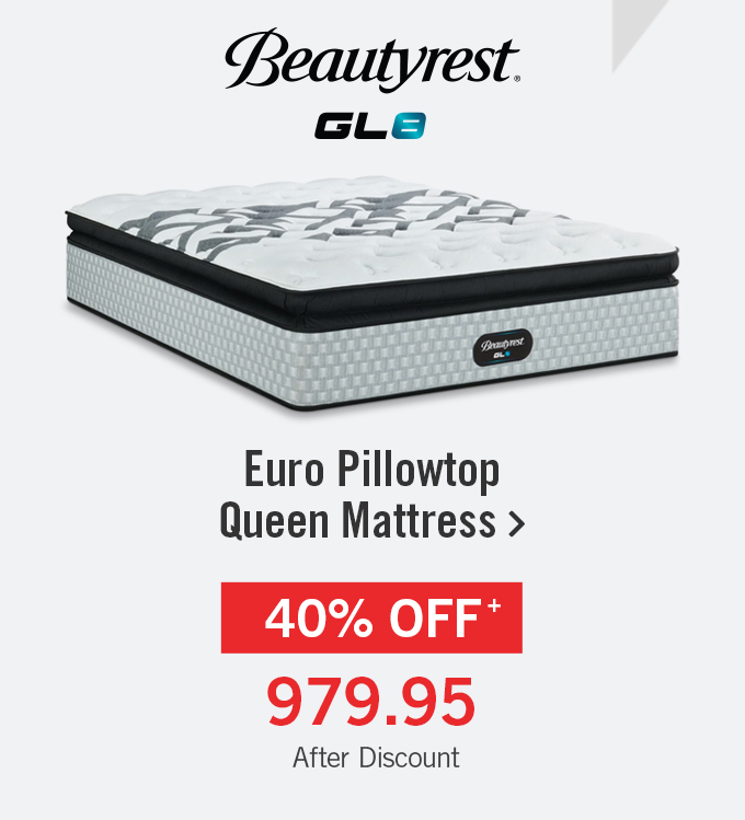 GL8 euro pillowtop queen mattress.
