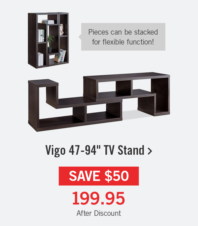 Vigo 47 inch to 94 inch TV stand.