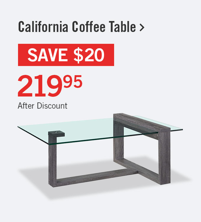 California Coffee Table