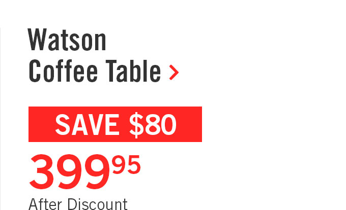 Watson Coffee Table - Dark Brown