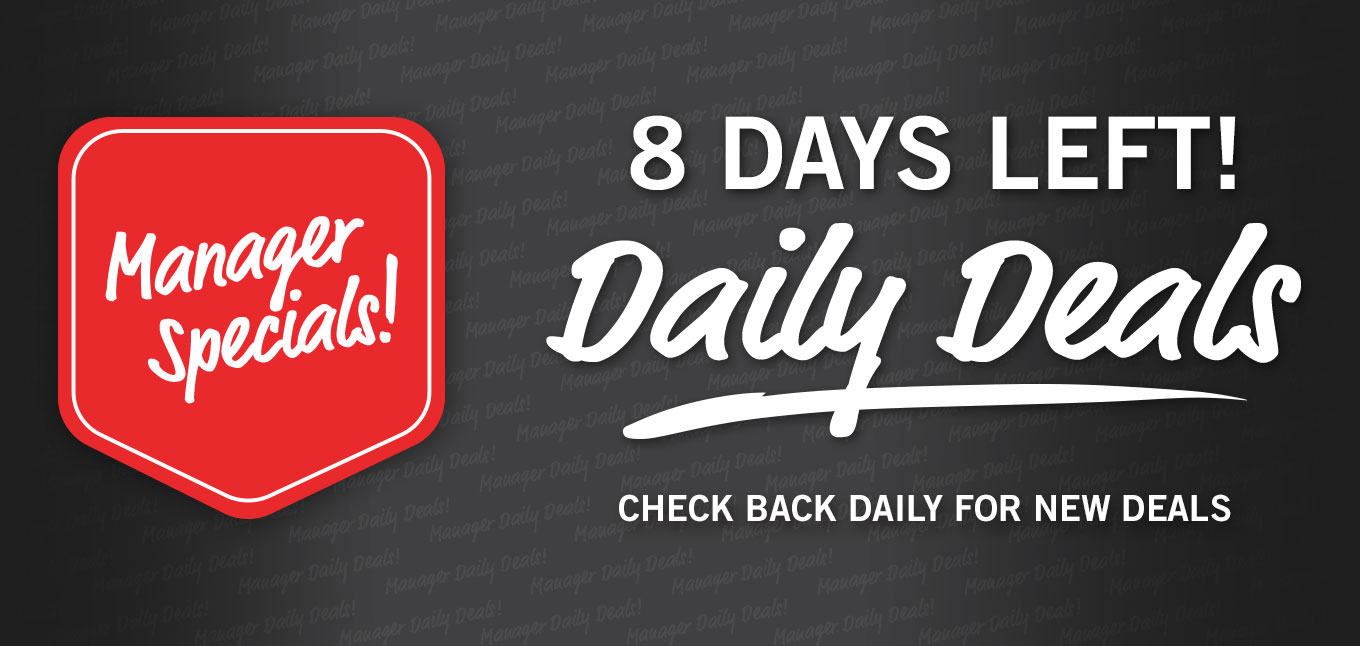 Manager Special Daily Deals - Day 1