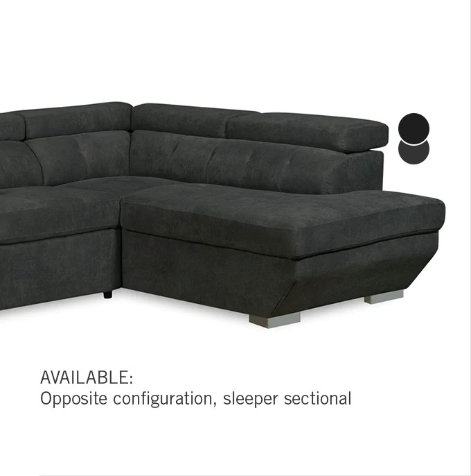Element Right-Facing Linen-Look Sectional