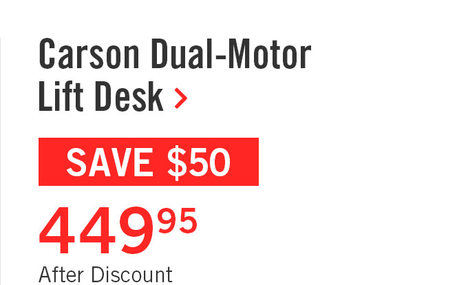 Carson Dual-Motor Lift Desk