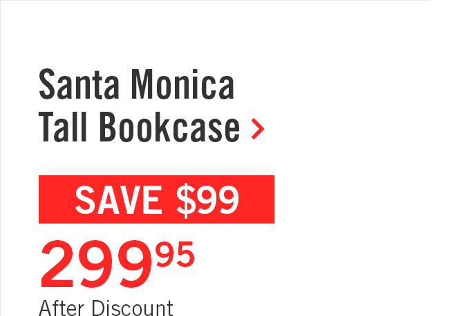 Santa Monica Tall Bookcase