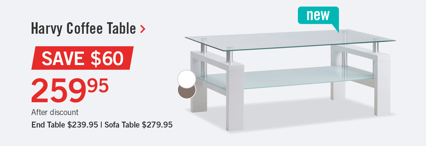 Harvy Coffee Table - White