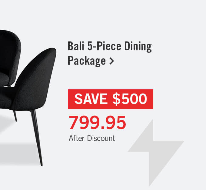 Bali 5-Piece Dining Package.