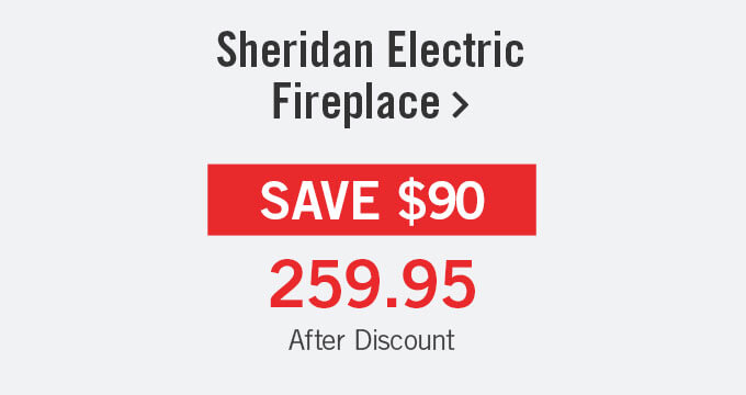 Sheridan Electric Fireplace.