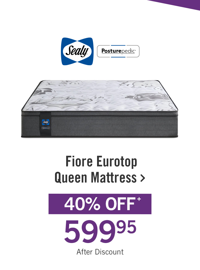 Fiore eurotop queen mattress.