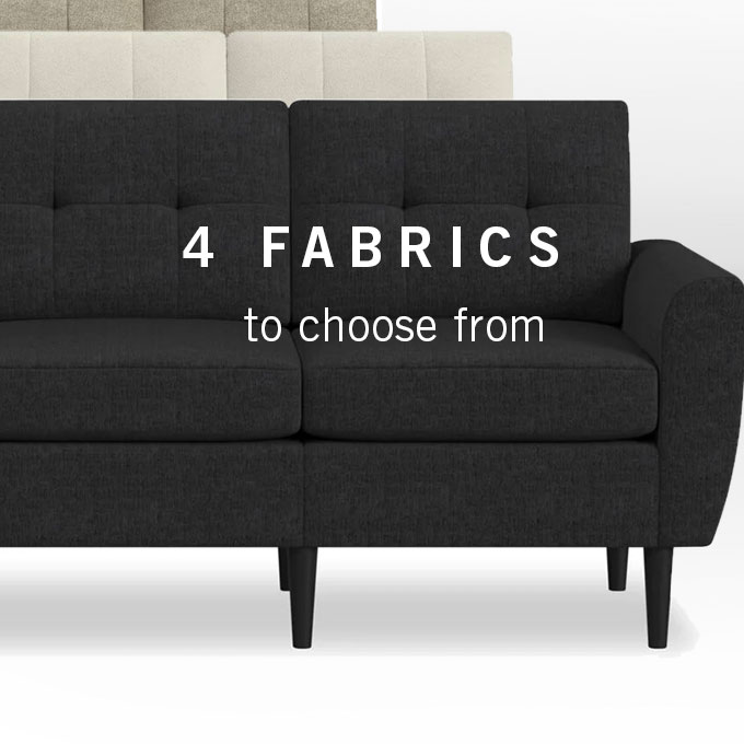 4 fabrics.