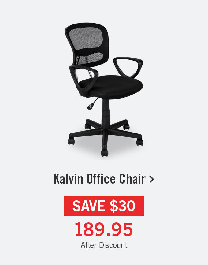 Kalvin office chair.