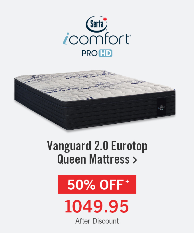 Serta iComfort Pro HD Vanguard 2.0 Eurotop Queen Mattress.