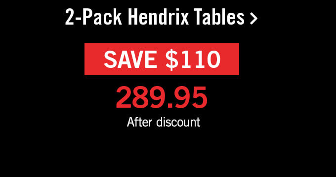 2-Pack Hendrix Tables.