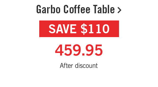 Garbo Coffee Table.