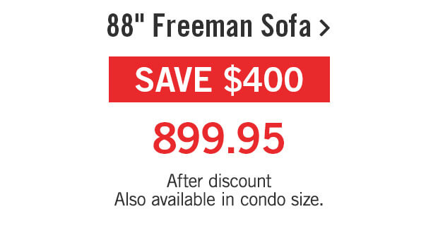 88" Freeman Sofa.